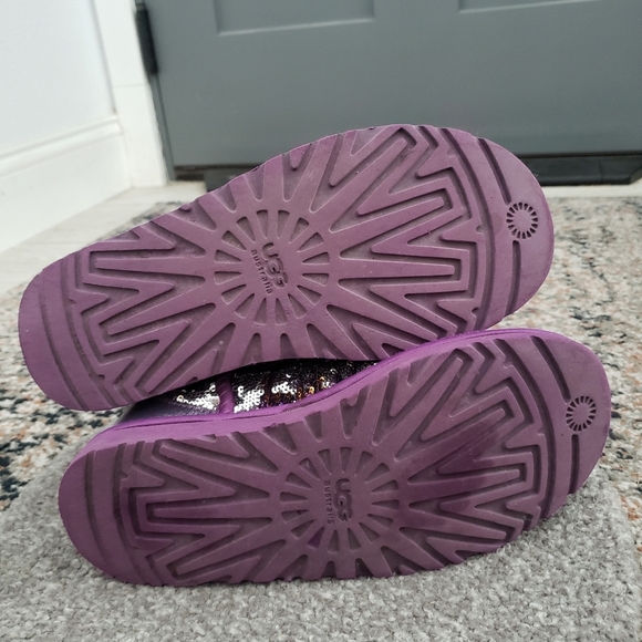 UGG purple silver sequins boots - Picture 2 of 7